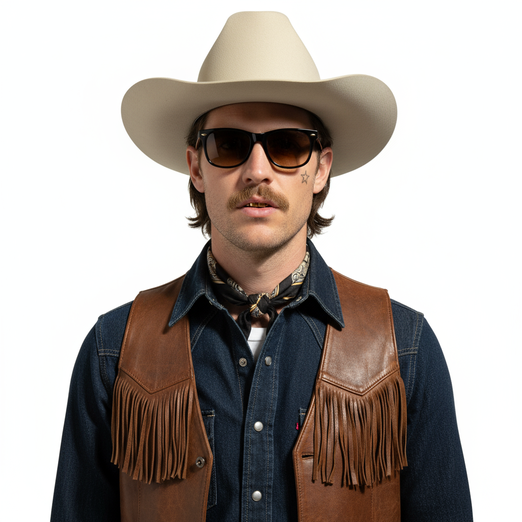 1970’S AMERICAN HAT CO MADE IN USA SILVERBELLY FUR WOOL FELT COWBOY HAT 6 7/8