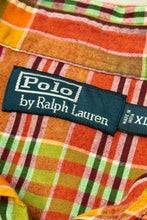 Cargar imagen en el visor de la galería, 2000’S POLO RALPH LAUREN PLAID WESTERN PEARL SNAP L/S B.D. SHIRT LARGE
