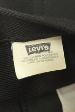 Load image into Gallery viewer, 1980’S LEVI’S 517 STAPREST MADE IN USA BLACK BOOTCUT PANTS 36 X 26
