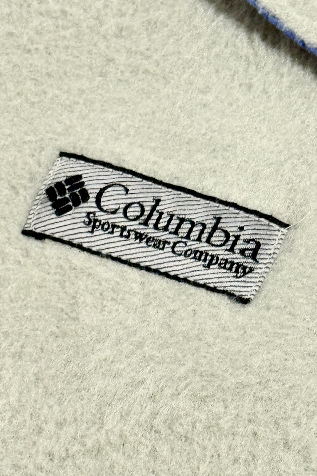 1990’S COLUMBIA MADE IN USA CROPPED BRUSHED SHERPA PILE FLEECE QUARTER B.D. PULL OVER SWEATER MEDIUM