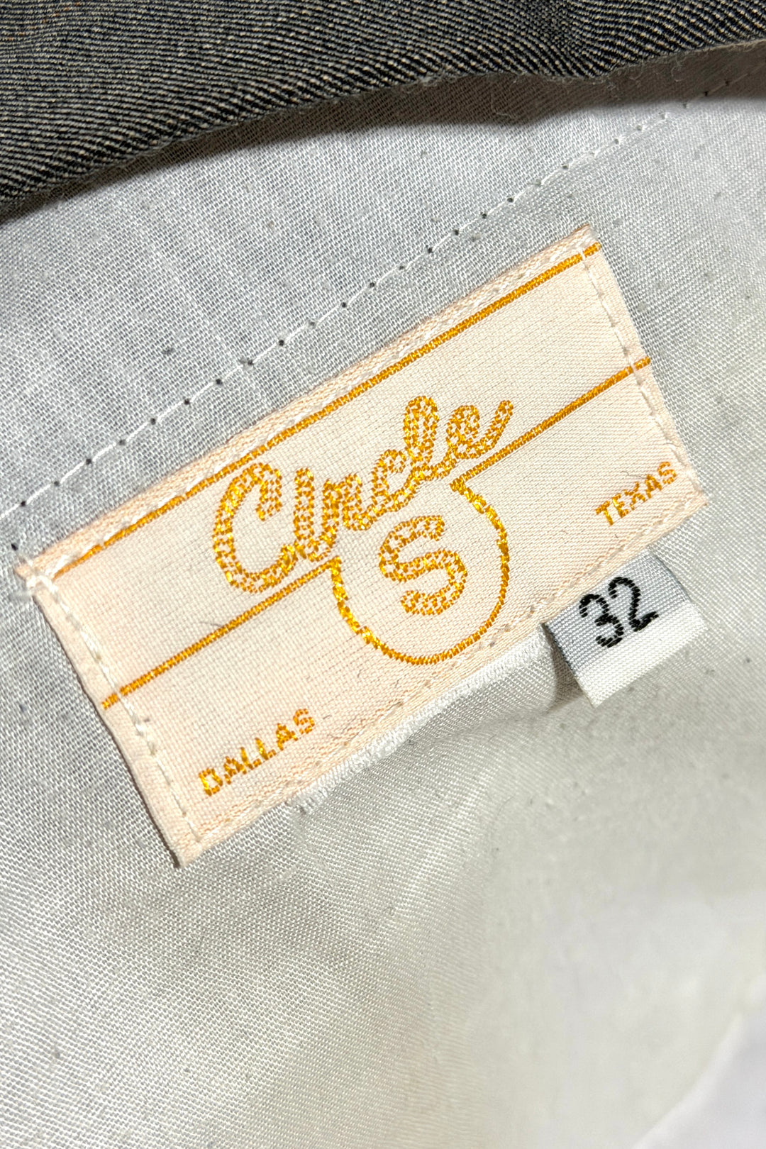 1980’S CIRCLE DALLAS MADE IN USA MARLED GRAY WESTERN FROG POCKET BOOTCUT FLARED TROUSER PANTS 32 X 30