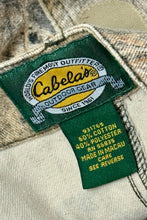 Load image into Gallery viewer, 1990’S CABELA HUNTING CAMO CARGO PANTS 34 X 34
