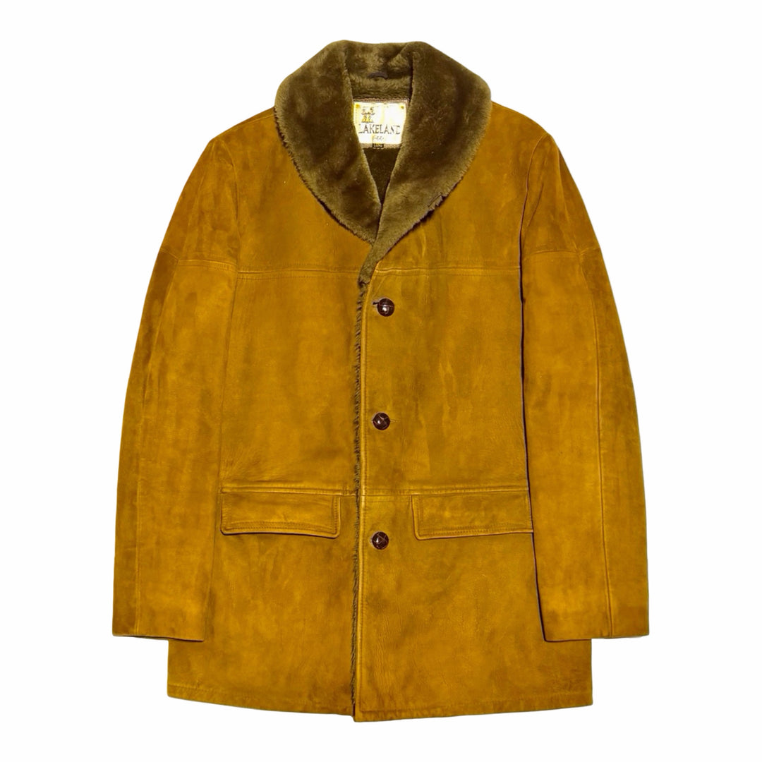 Lakeland suede car coat front