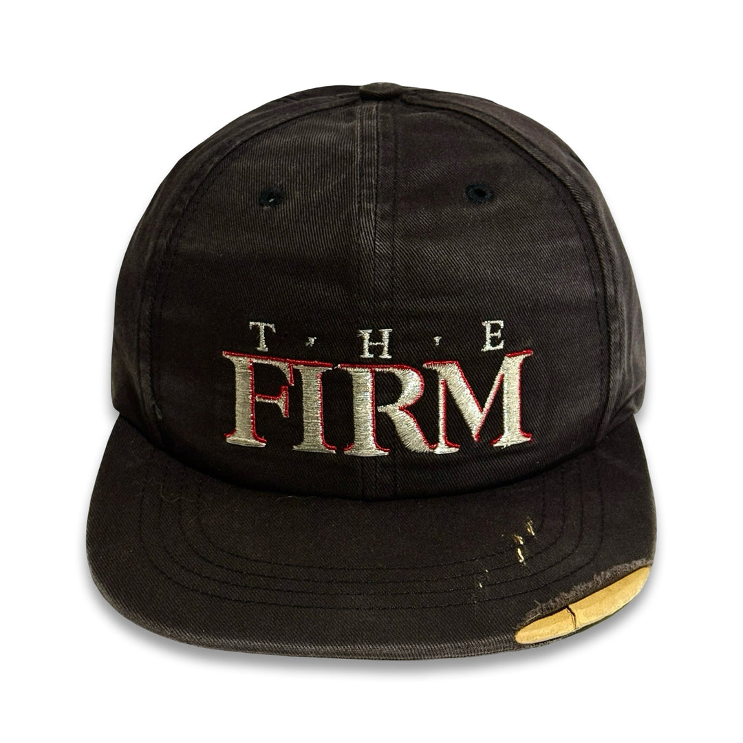 1990’S THE FIRM THRASHED & FADED BLACK TWILL HAT