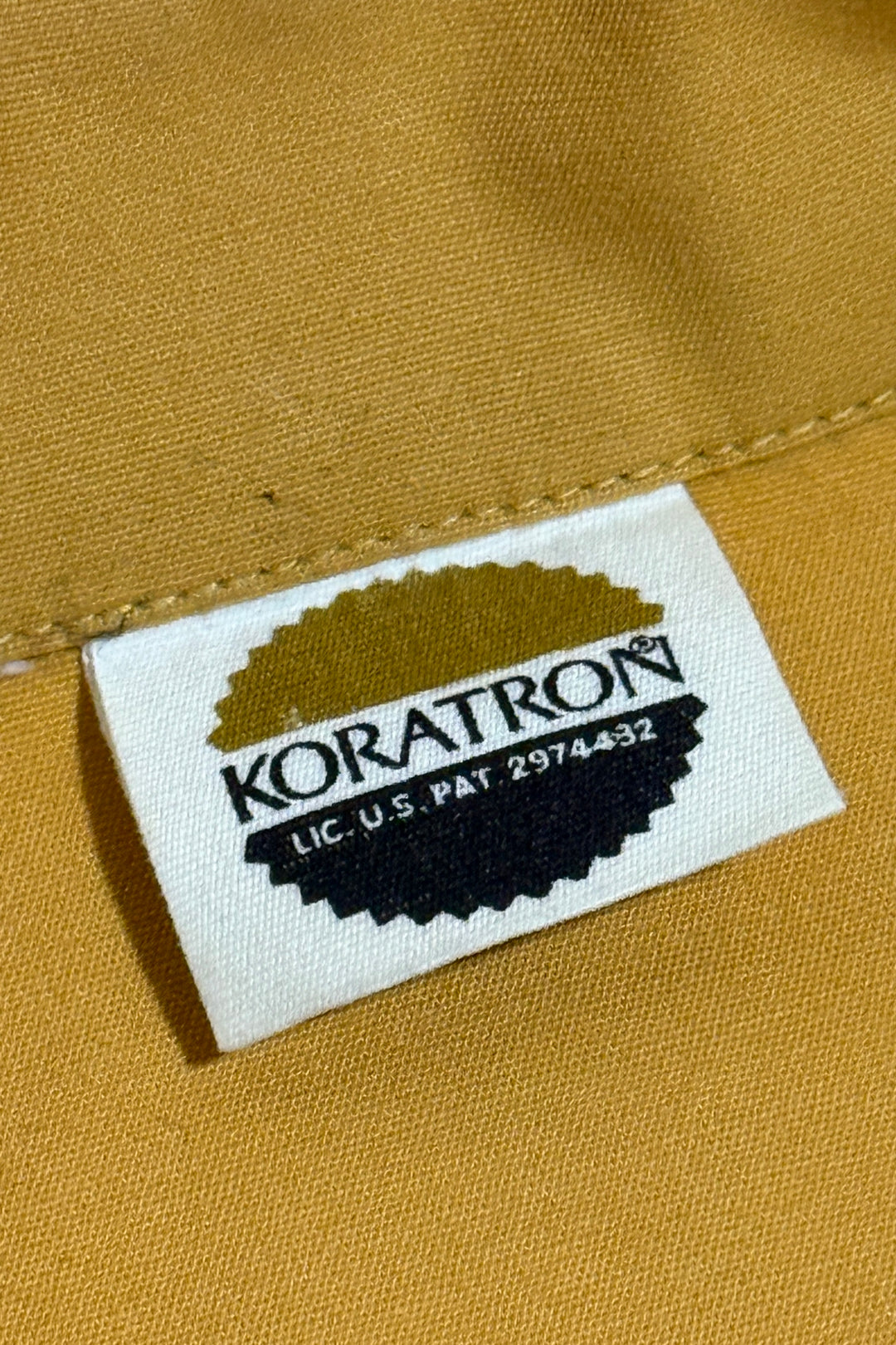 1970’S KORATRON MADE IN USA CROPPED CHALLENGER RACING PATCH SELVEDGE JACKET X-LARGE