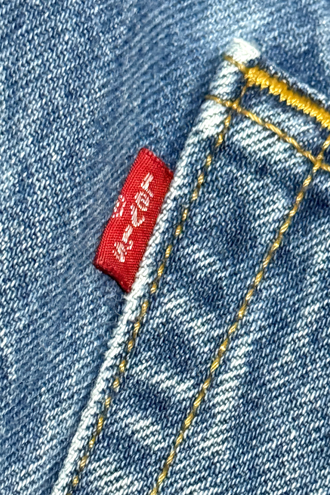 1990’S LEVI’S 501XX FADED LIGHT WASH DENIM JEANS 30 X 30