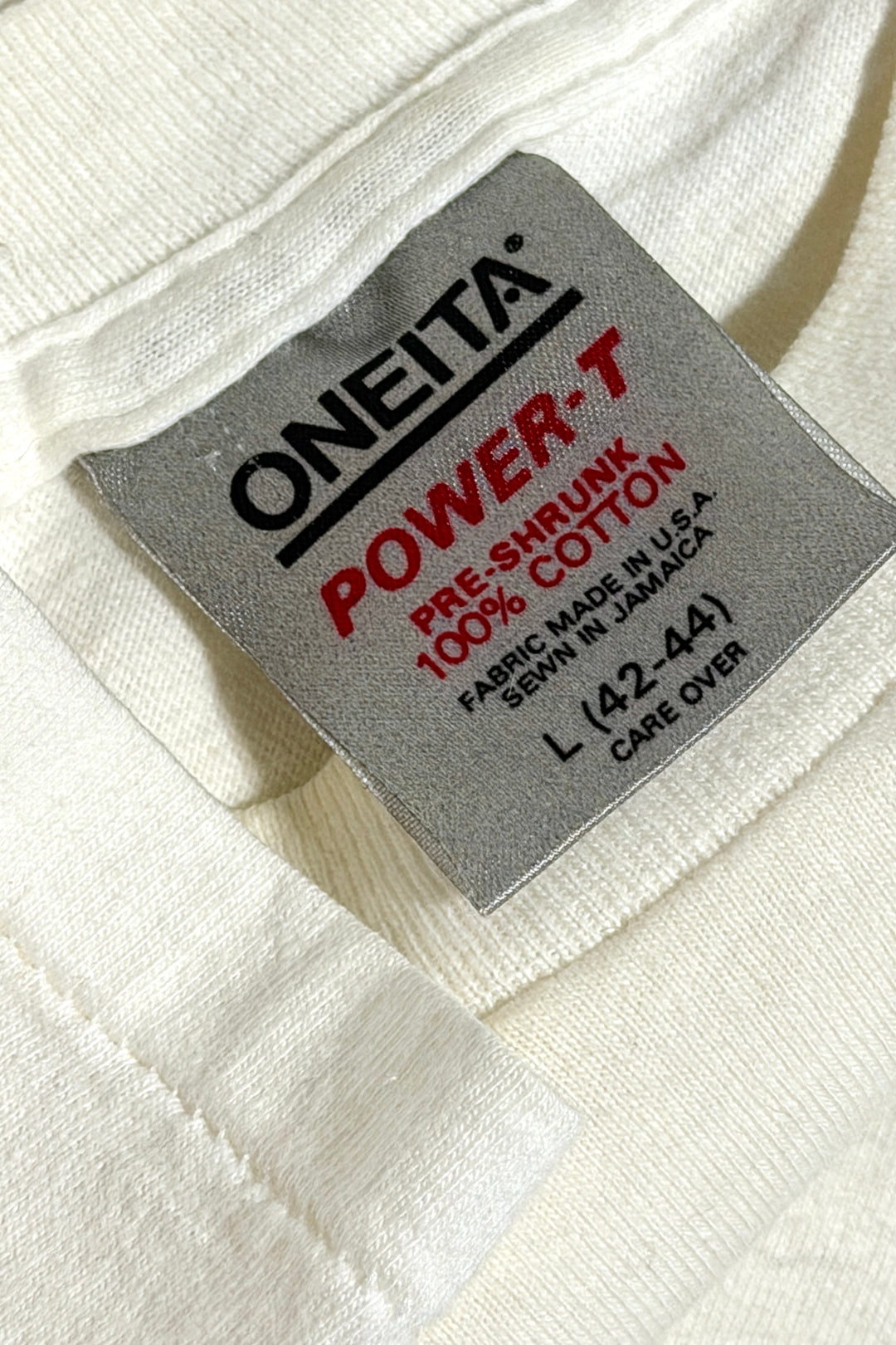 1980’S STRESS ATTACK MADE IN USA WHITE SINGLE STITCH S/S T-SHIRT LARGE