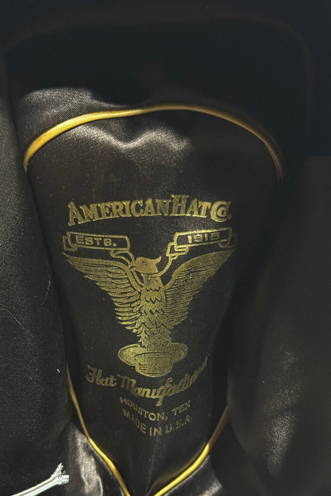 1970’S AMERICAN HAT CO MADE IN USA SILVERBELLY FUR WOOL FELT COWBOY HAT 6 7/8