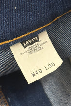 Load image into Gallery viewer, 1990’S LEVI’S MADE IN USA ORANGE TAB 517 WESTERN HIGH WAISTED BOOT CUT DENIM JEANS 38 X 30
