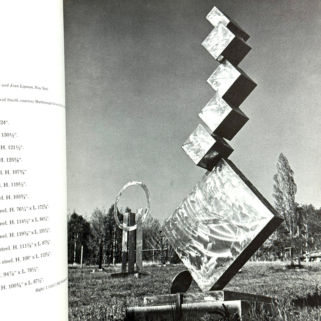 DAVID SMITH A MEMORIAL EXHIBITION BOOK