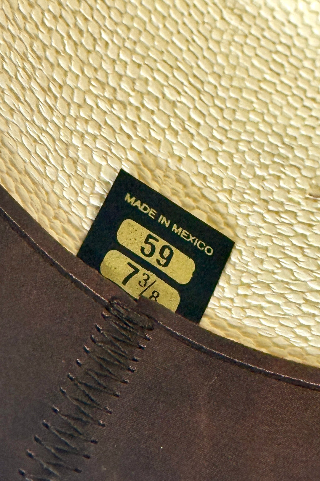 2000’S CODY JAMES STRAW WESTERN COWBOY HAT 7 3/8