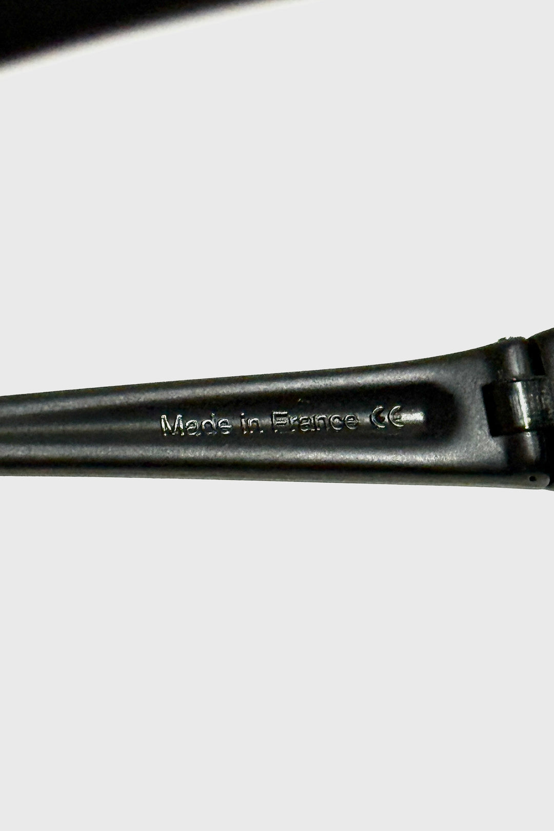 1990’S VAURNET MADE IN FRANCE POUILLOUX “MASCALZONE LATINO” YACHT RACING TEAM MATTE BLACK WRAPAROUND SUNGLASSES