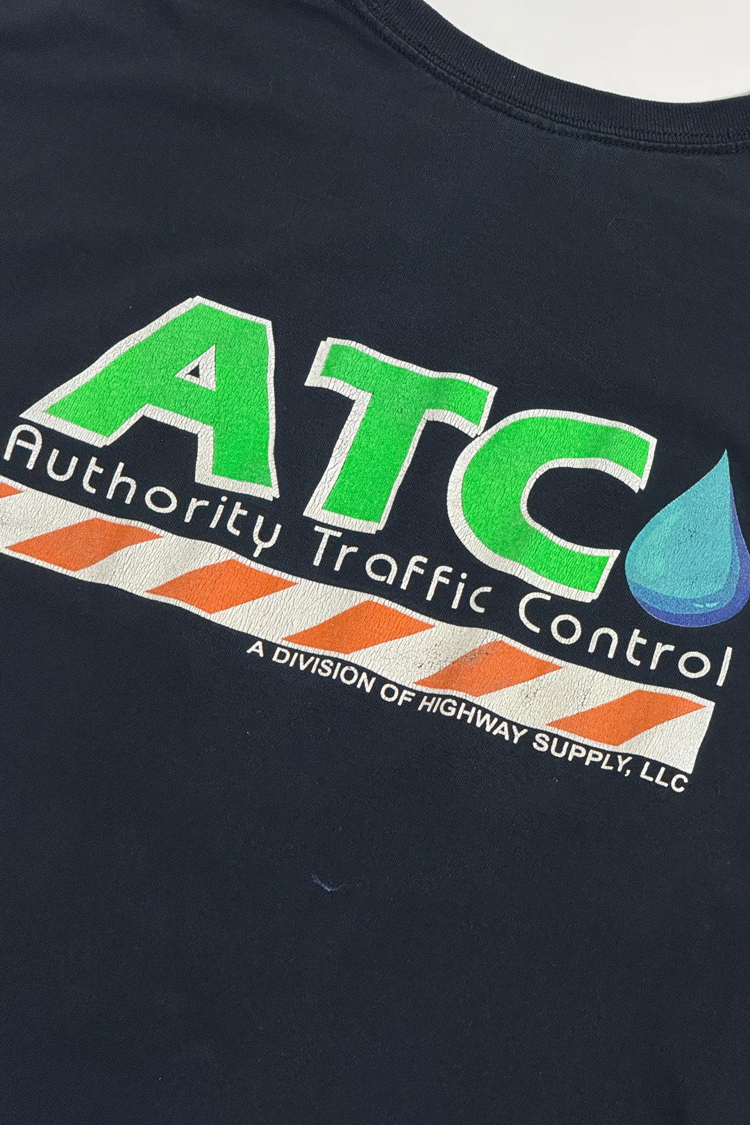 1990’S ATC MADE IN USA THRASHED & FADED WORKWEAR L/S T-SHIRT X-LARGE
