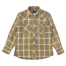 Load image into Gallery viewer, 1990’S WRANGLER MADE IN THE USA FLANNEL PEARL SNAP L/S B.D. SHIRT LARGE
