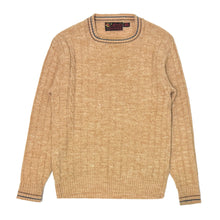 Cargar imagen en el visor de la galería, 1960’S JERSILD MADE IN USA CROPPED CABLE KNIT CREWNECK SWEATER MEDIUM
