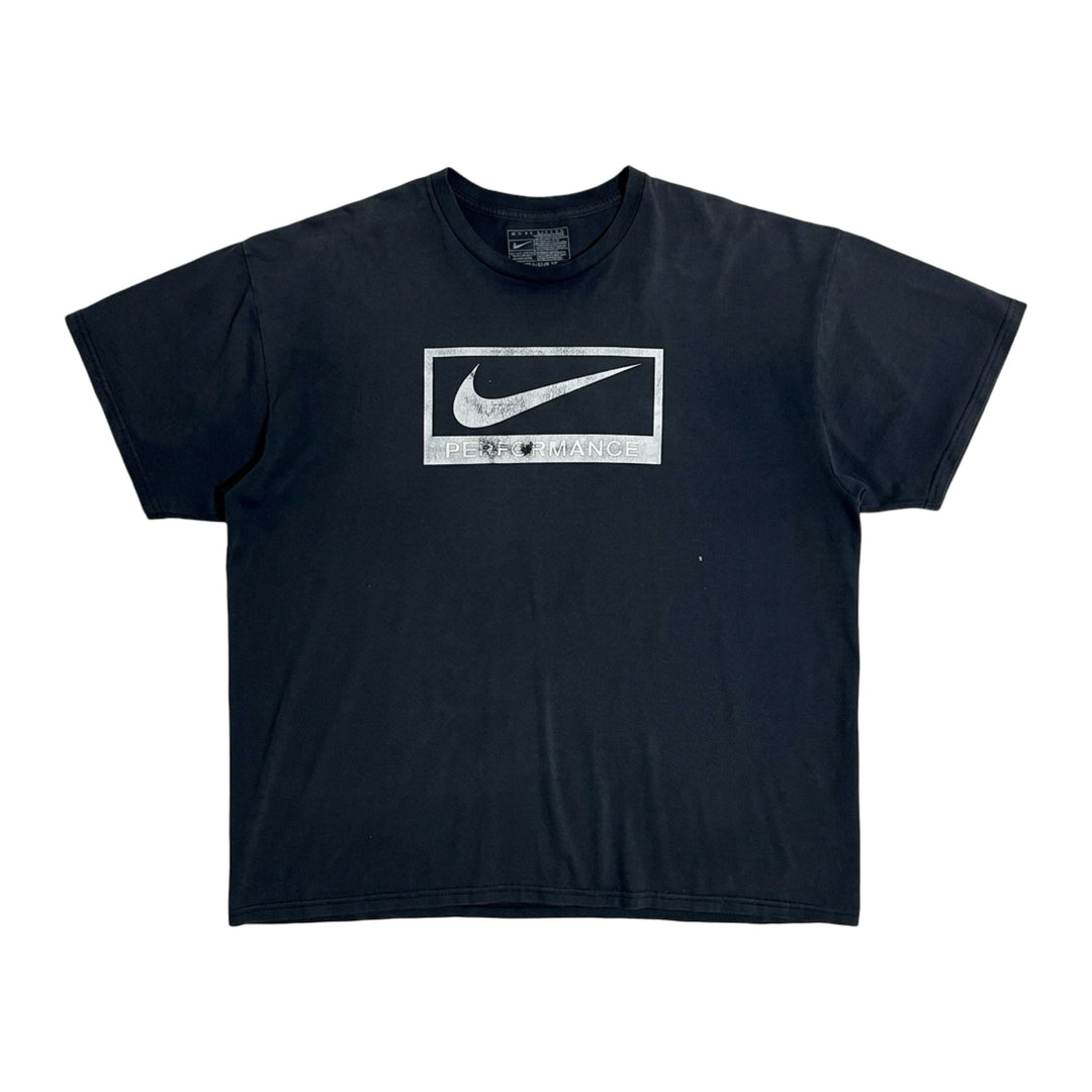 2000’S NIKE FADED & THRASHED BLACK S/S T-SHIRT XXL