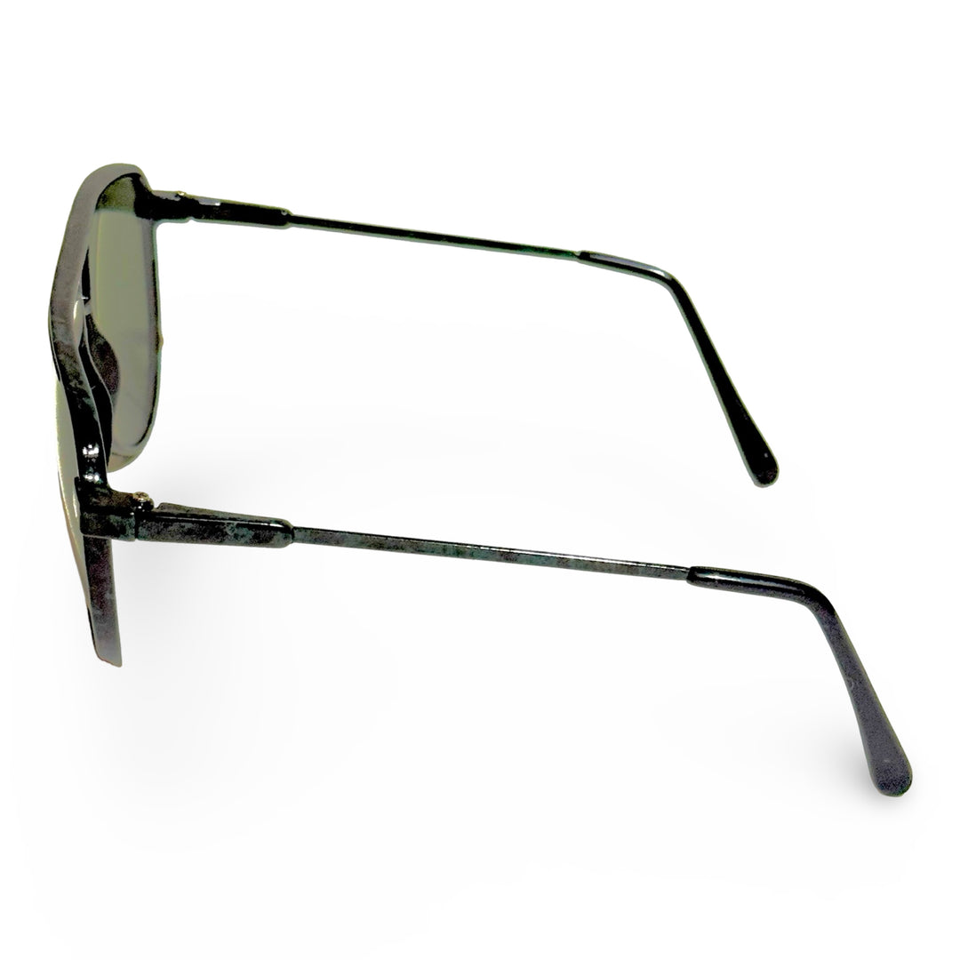 1970’S MIDNIGHT OIL MARBLED ACETATE SMOKE LENSE AVIATOR SUNGLASSES