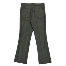 Load image into Gallery viewer, 1990’S LEVI’S MADE IN USA STAPREST 517 COWBOY CUT GREY WESTERN PANTS 32 X 30
