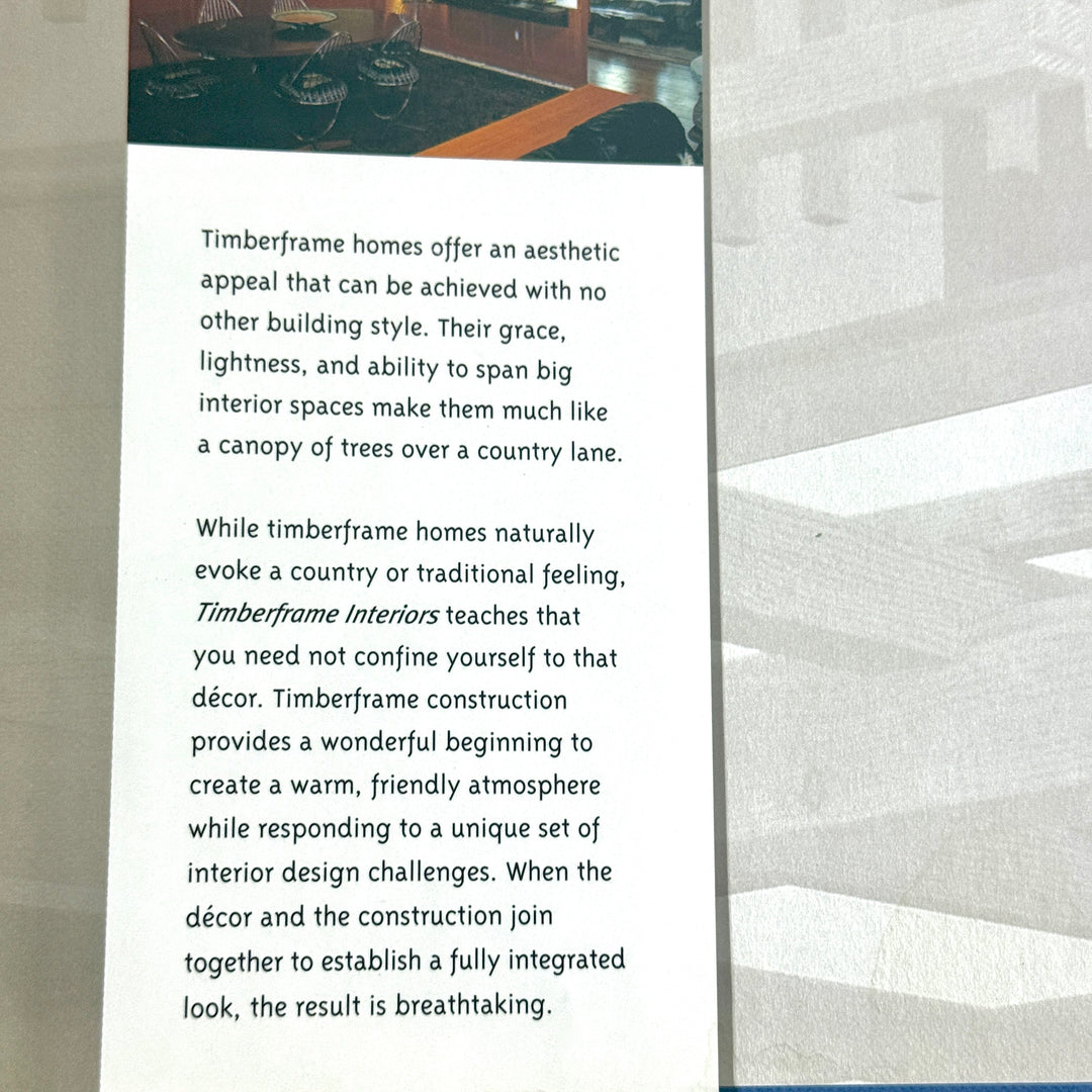 TIMBERFRAME INTERIORS BOOK