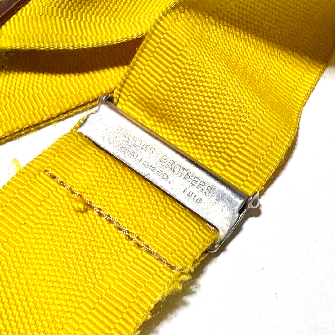 1960’S BROOKS BROTHERS MADE IN ENGLAND LEATHER BRACES