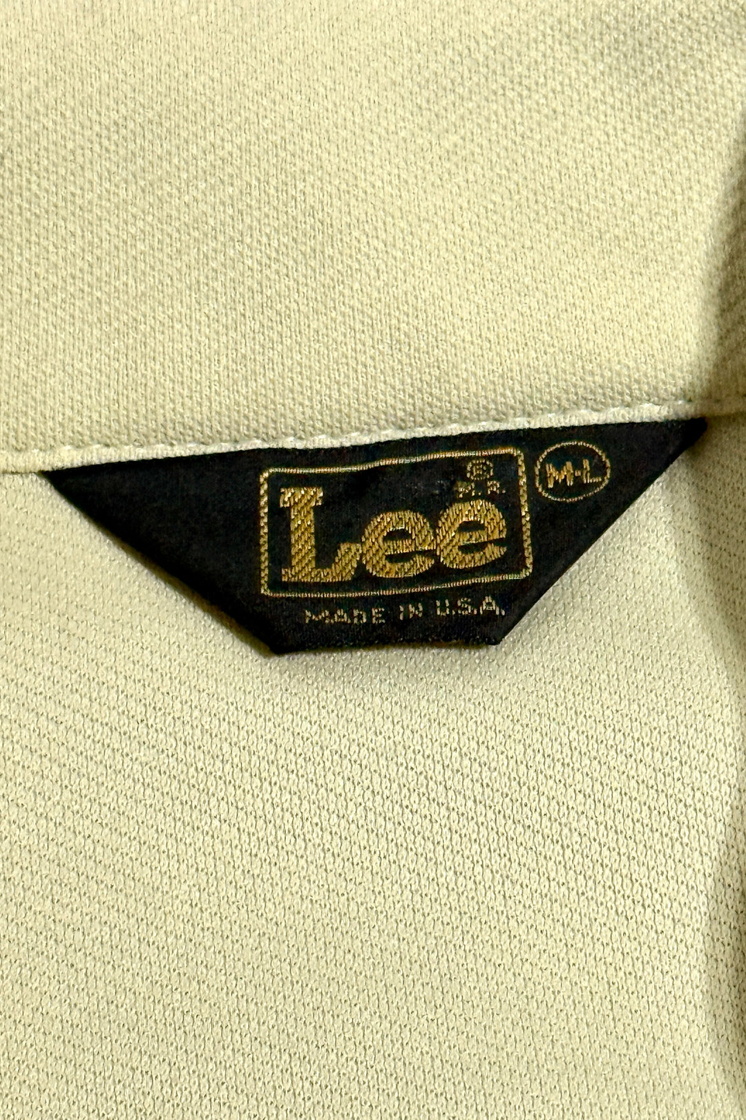 1970’S LEE MADE IN USA KHAKI WESTERN PEARL SNAP SHIRT JACKET MEDIUM