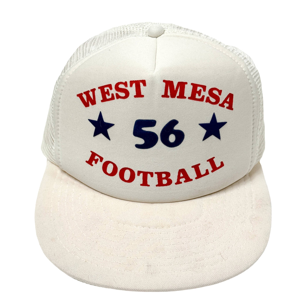 1990’S WEST MESA FOOTBALL CUSTOM FLOCKED TRUCKER HAT