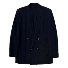 Load image into Gallery viewer, 1970’S GIORGIO ARMANI MADE IN ITALY DOUBLE BREASTED SUIT JACKET BLAZER 40R
