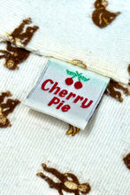 Load image into Gallery viewer, 1980’S CHERRY PIE MADE IN USA CROPPED MONKEY NOVELTY PRINT FUZZY SHIRT MEDIUM
