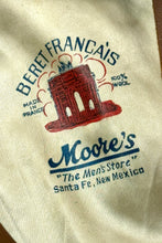 Load image into Gallery viewer, 1970’S MOORE’S OF SANTA FE MADE IN FRANCE WOOL BERET HAT MEDIUM

