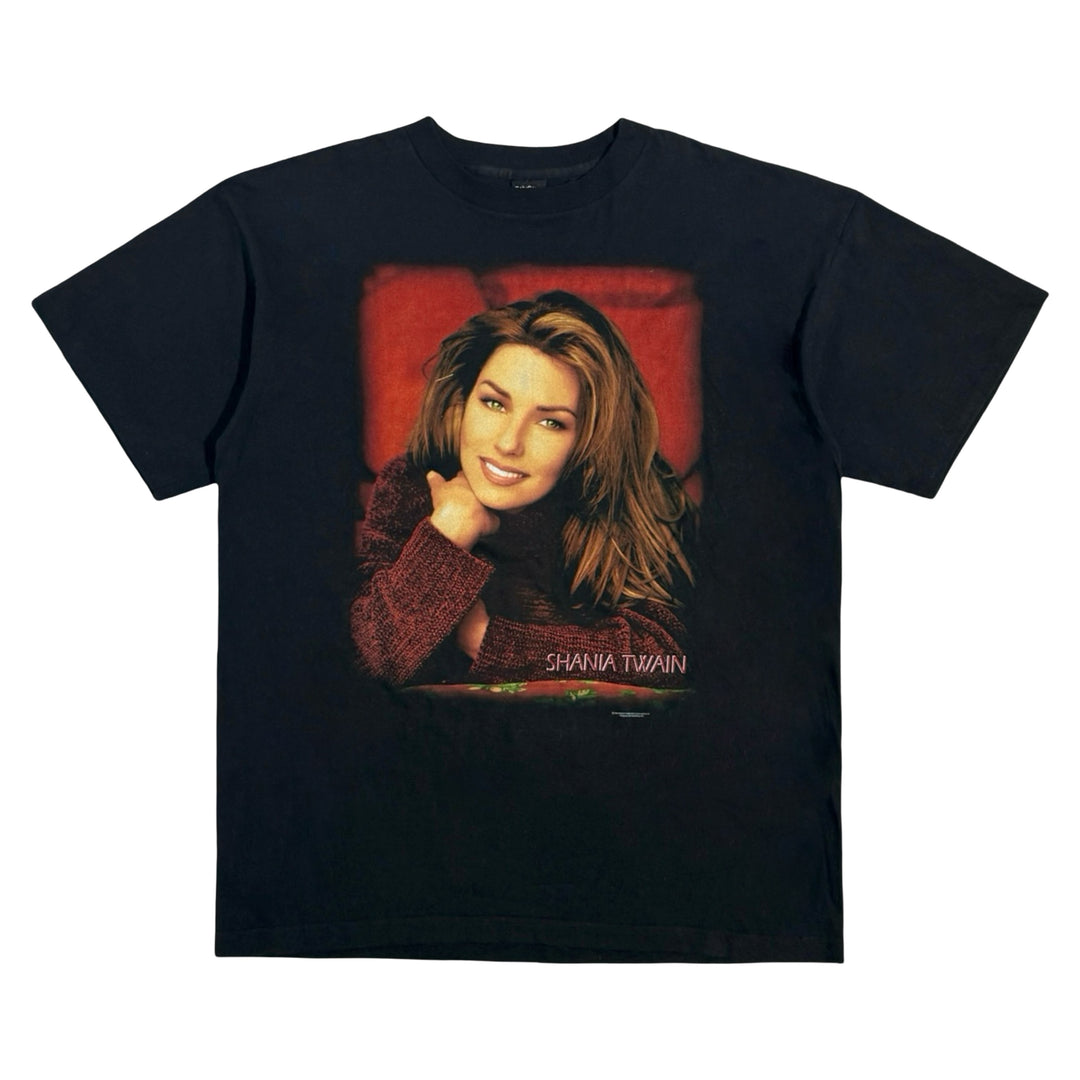 1990’S SHANIA TWAIN MADE IN USA SINGLE STITCH JERSEY S/S T-SHIRT X-LARGE