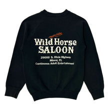 Load image into Gallery viewer, 1980’S WILD HORSE SALOON MADE IN USA CREWNECK SWEATER SMALL
