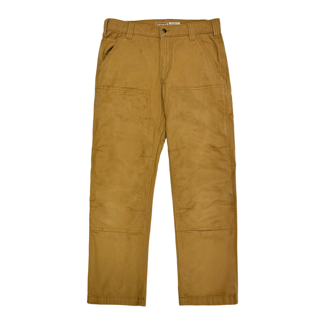 2000’S CARHARTT DOUBLE KNEE CANVAS WORK PANTS 30 X 30