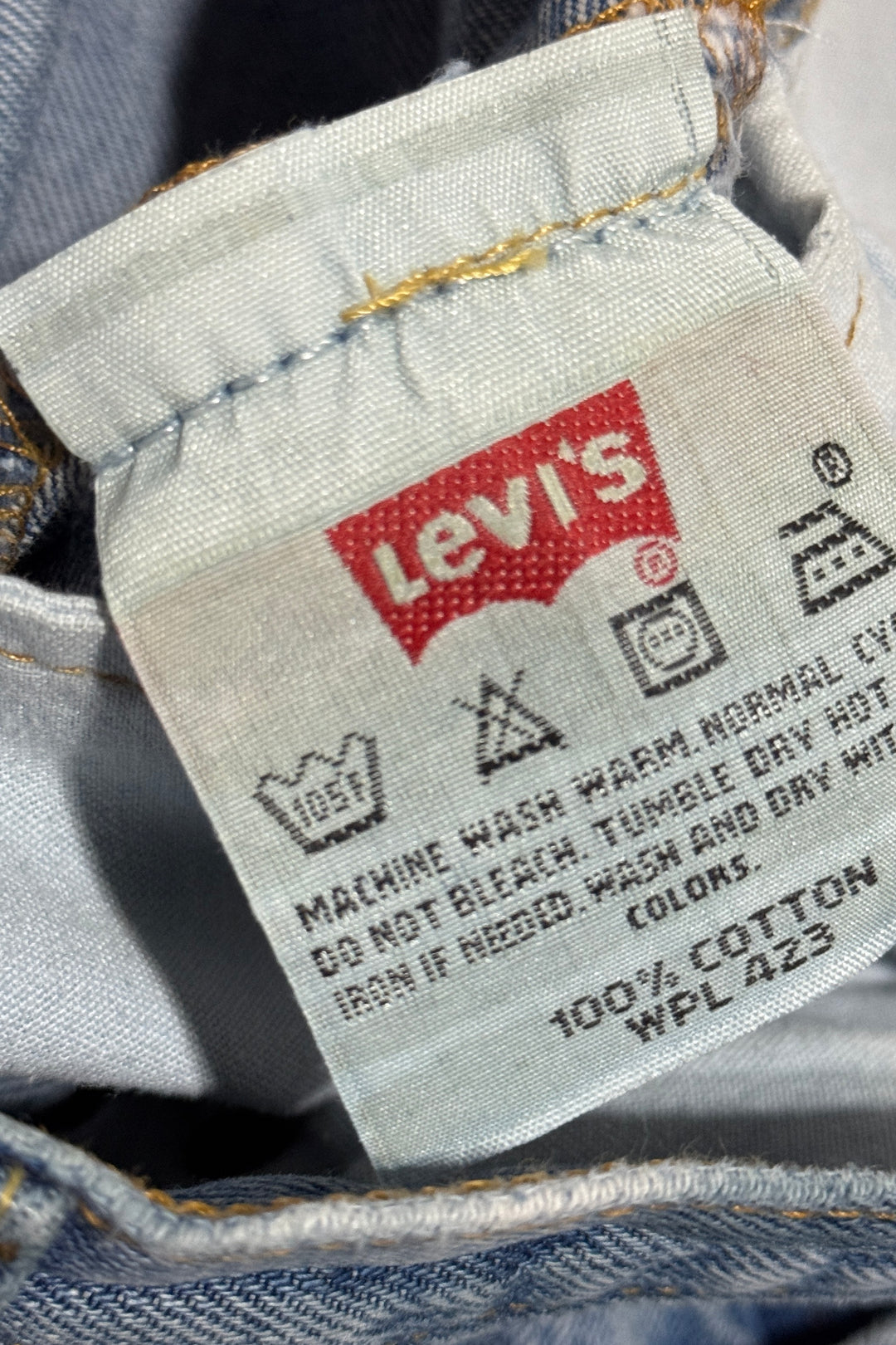 1990’S LEVI’S 501 PERFECT LIGHT WASH DENIM JEANS 30 X 34
