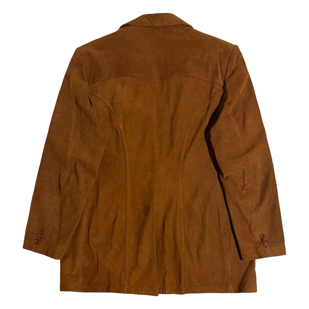 1990’S SCULLY MADE IN USA SUEDE LEATHER WESTERN COAT JACKET LARGE