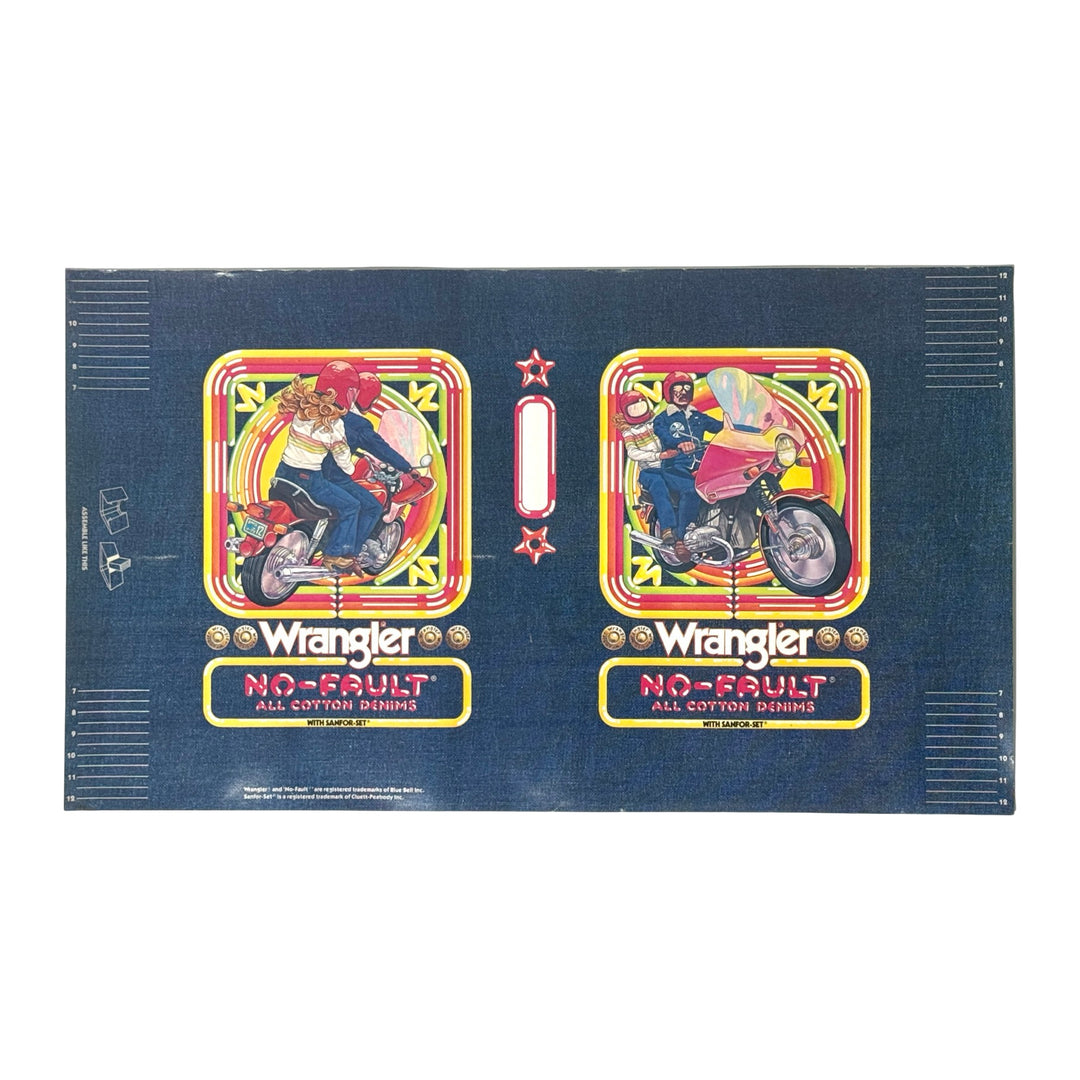 1970’S WRANGLER HIPPY MOTORCYCLE POSTER