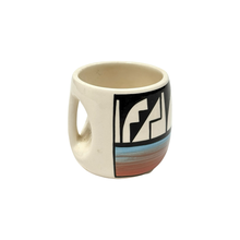 Load image into Gallery viewer, 1970’S GINA BARON UTE MOUNTAIN NAVAJO HAND PAINTED MUG
