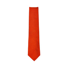 Cargar imagen en el visor de la galería, 1990’S TURNBULL &amp; ASSER MADE IN ENGLAND 100% ITALIAN SILK ORANGE HANDMADE TIE
