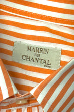 Cargar imagen en el visor de la galería, 1990’S MARRIN FOR CHANTAL MADE IN ITALY STRIPED L/S B.D. SHIRT LARGE
