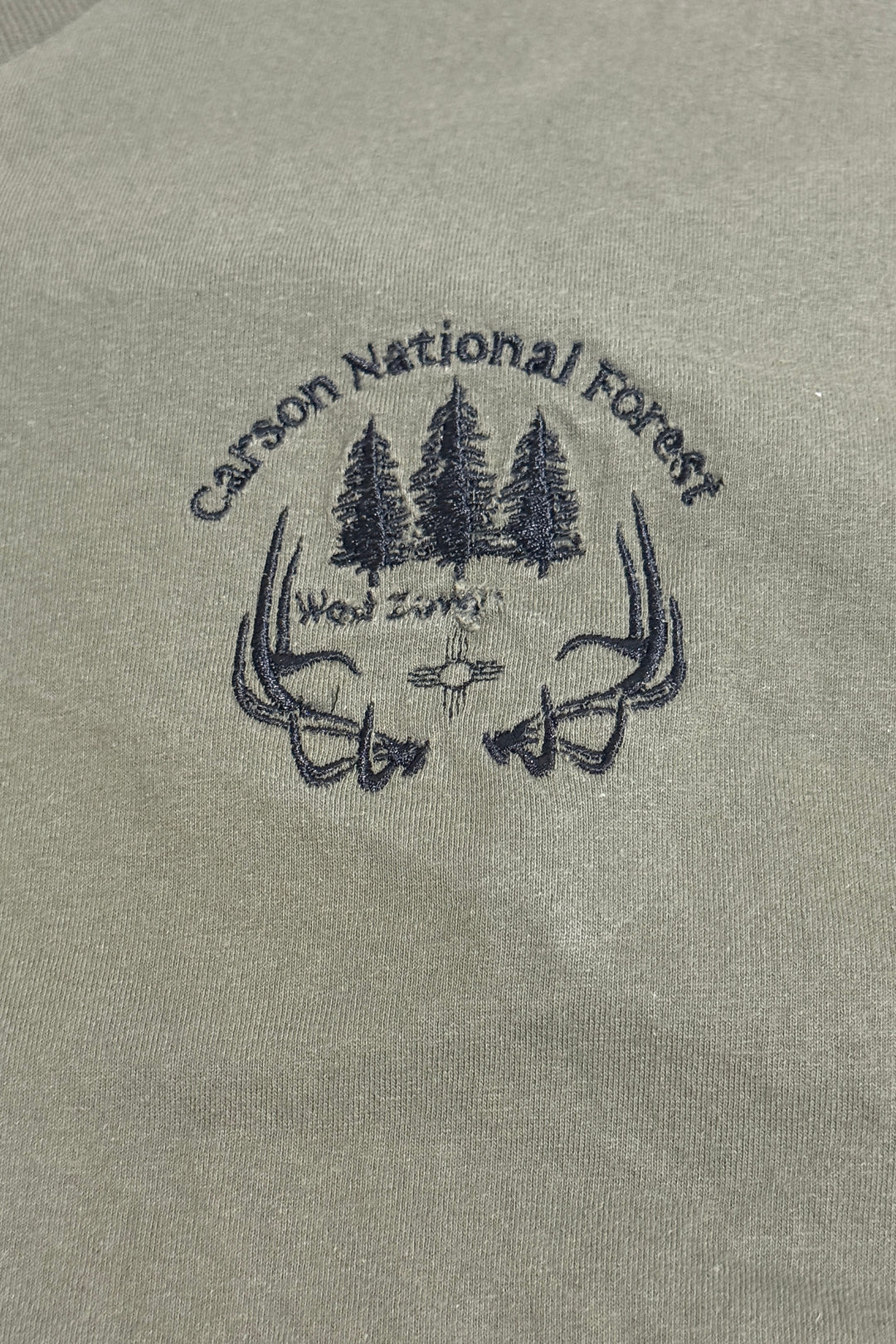 1990’S CARSON NATIONAL FOREST NEW MEXICO EMBROIDERED S/S T-SHIRT XXL