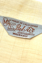 Cargar imagen en el visor de la galería, 1950’S BEL-AIR SPORTSWEAR MADE IN USA SELVEDGE LOOP COLLAR L/S B.D. SHIRT MEDIUM
