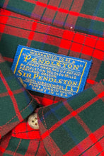 Load image into Gallery viewer, 1970’S PENDLETON MADE IN USA PLAID WOOL MACNICOL TARTAN L/S B.D. SHIRT LARGE
