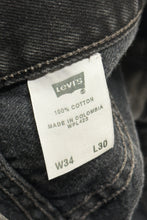 Load image into Gallery viewer, 1990’S LEVI’S 501 RED TAB BLACK DENIM JEANS 32 X 28
