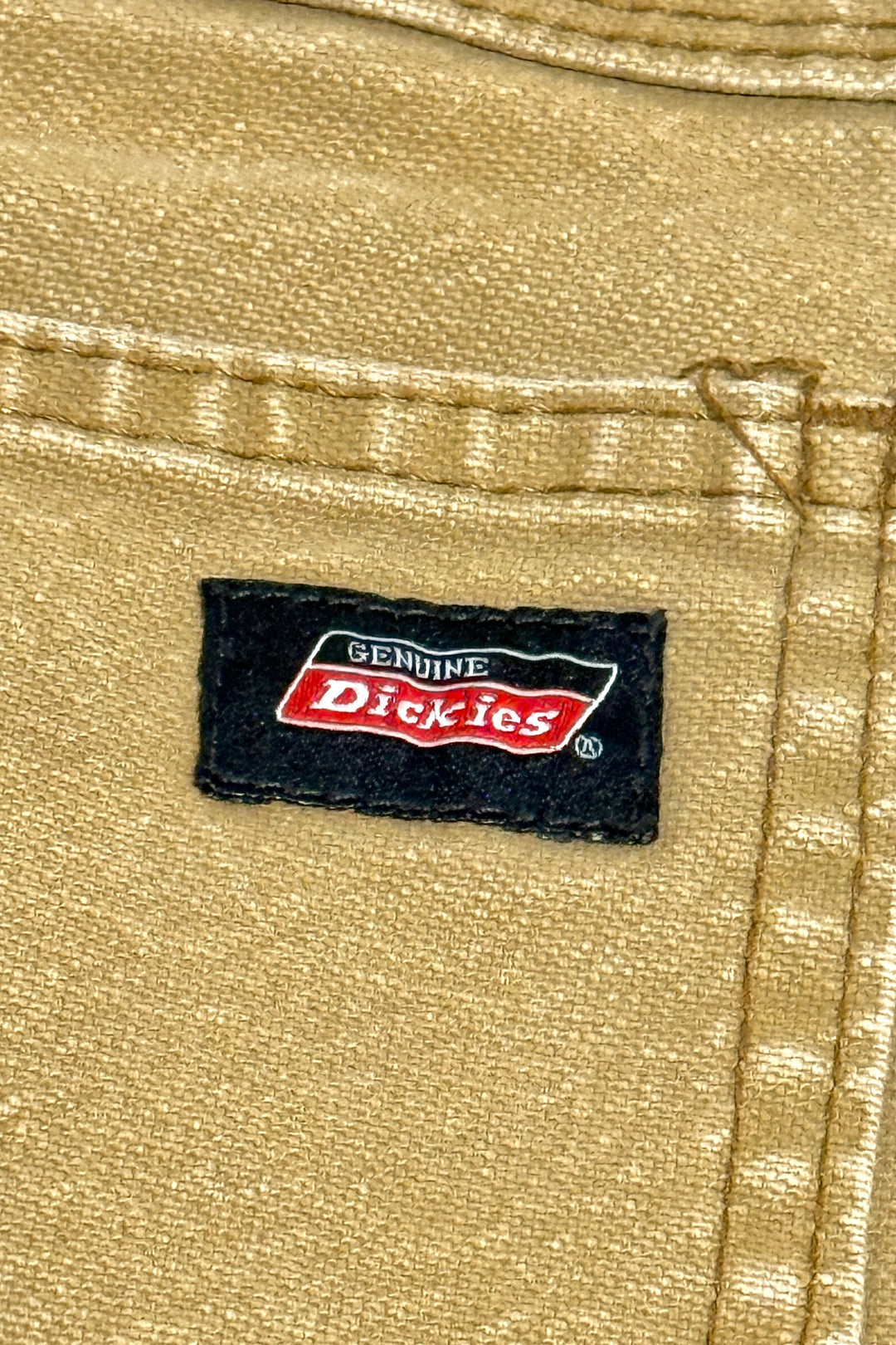 2000’S DICKIES FADED CANVAS CARPENTER WORKWEAR PANTS 34 X 30