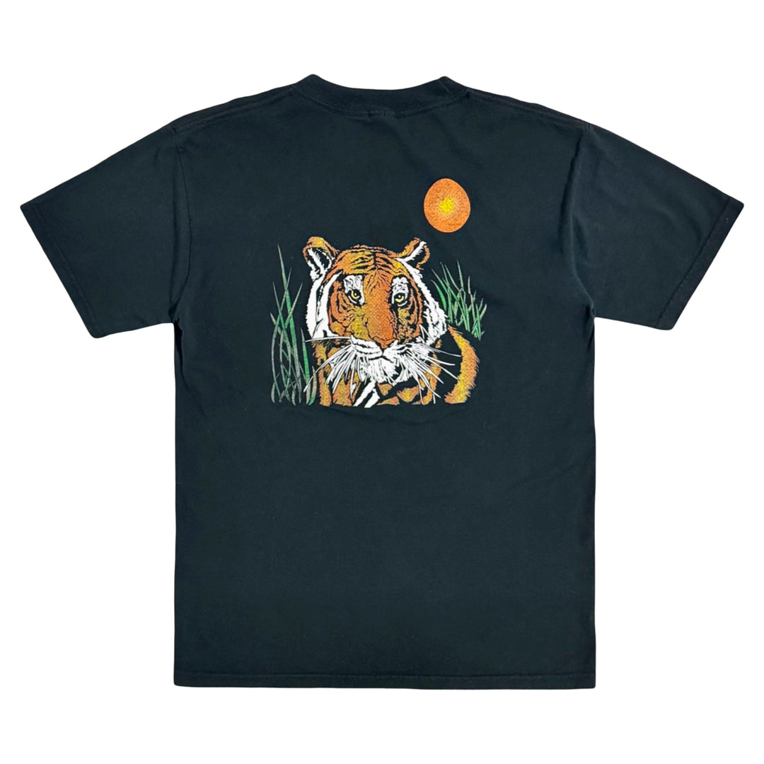 1990’S TIGER TRUCK STOP MADE IN USA FADED BLACK S/S T-SHIRT MEDIUM
