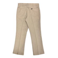 Cargar imagen en el visor de la galería, 1970’S LEE MADE IN USA KHAKI BOOTCUT WESTERN PANTS 32 X 28
