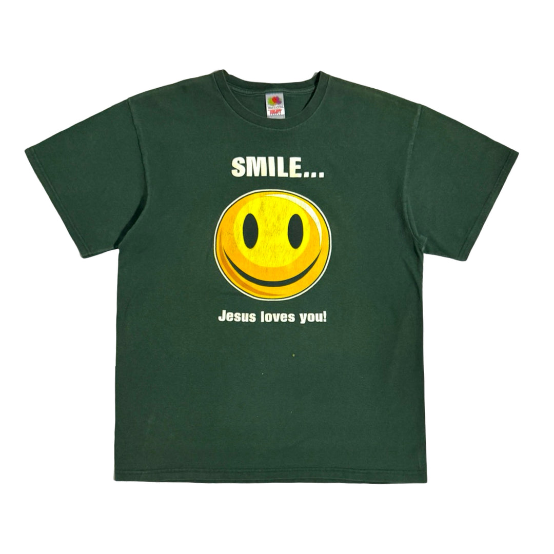 1990’S JESUS LOVES YOU FADED S/S T-SHIRT LARGE