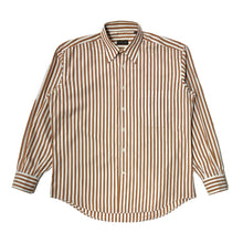 Load image into Gallery viewer, 1990’S CORNELIANI MADE IN ITALY STRIPED L/S B.D. SHIRT X-LARGE
