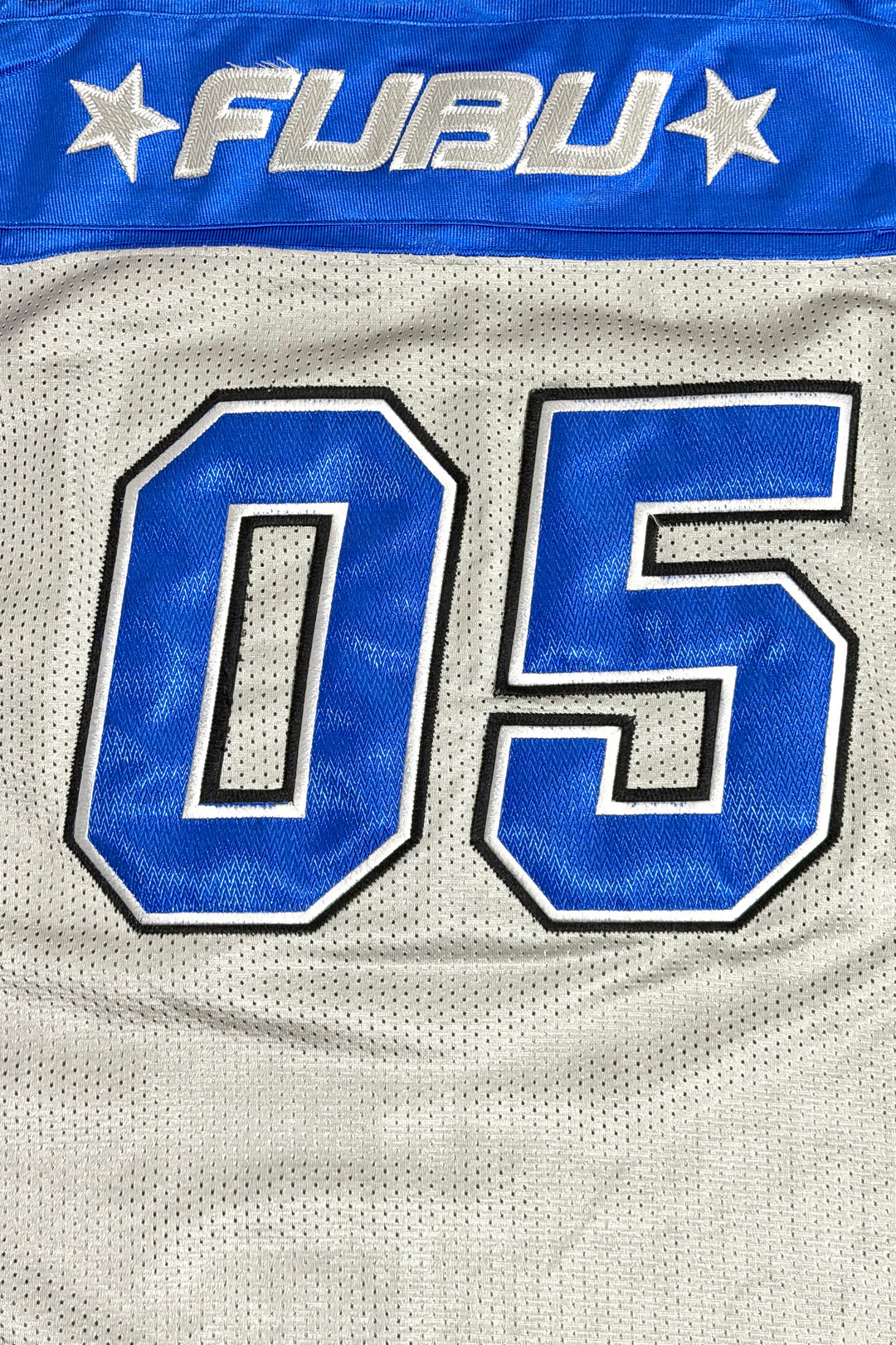 1990’S FUBU CLASSIC FOOTBALL “05” MESH S/S JERSEY SHIRT X-LARGE