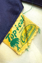 Load image into Gallery viewer, 1940’S TROPICAL MADE IN USA HAWAIIAN PRINT SILK HANDMADE NECK TIE
