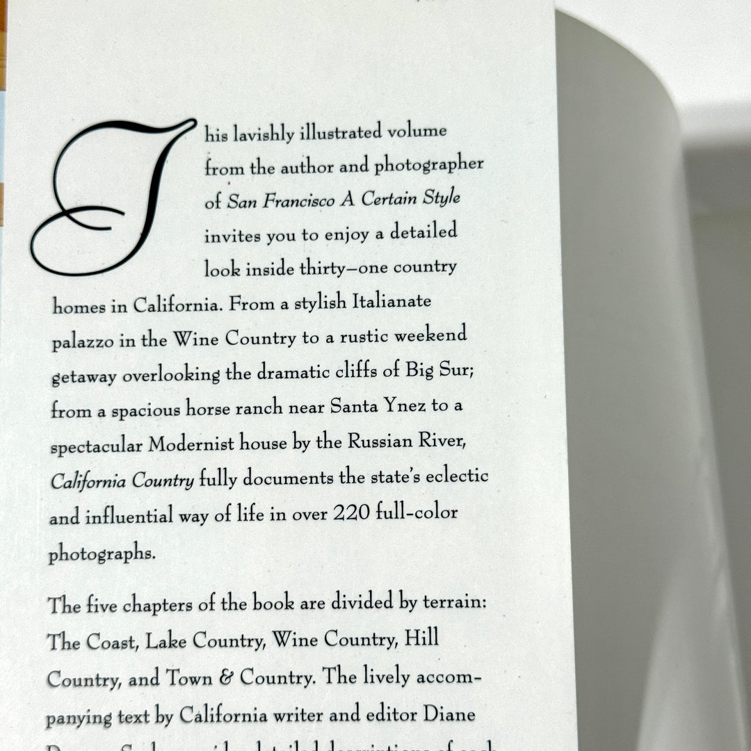 CALIFORNIA COUNTRY BOOK